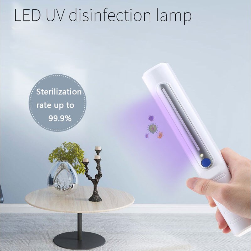 Ultraviolet Portable Disinfection Lamp Battery UV Sterilization lamp