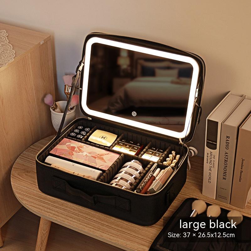 Cosmetic Bag With LED Mirror