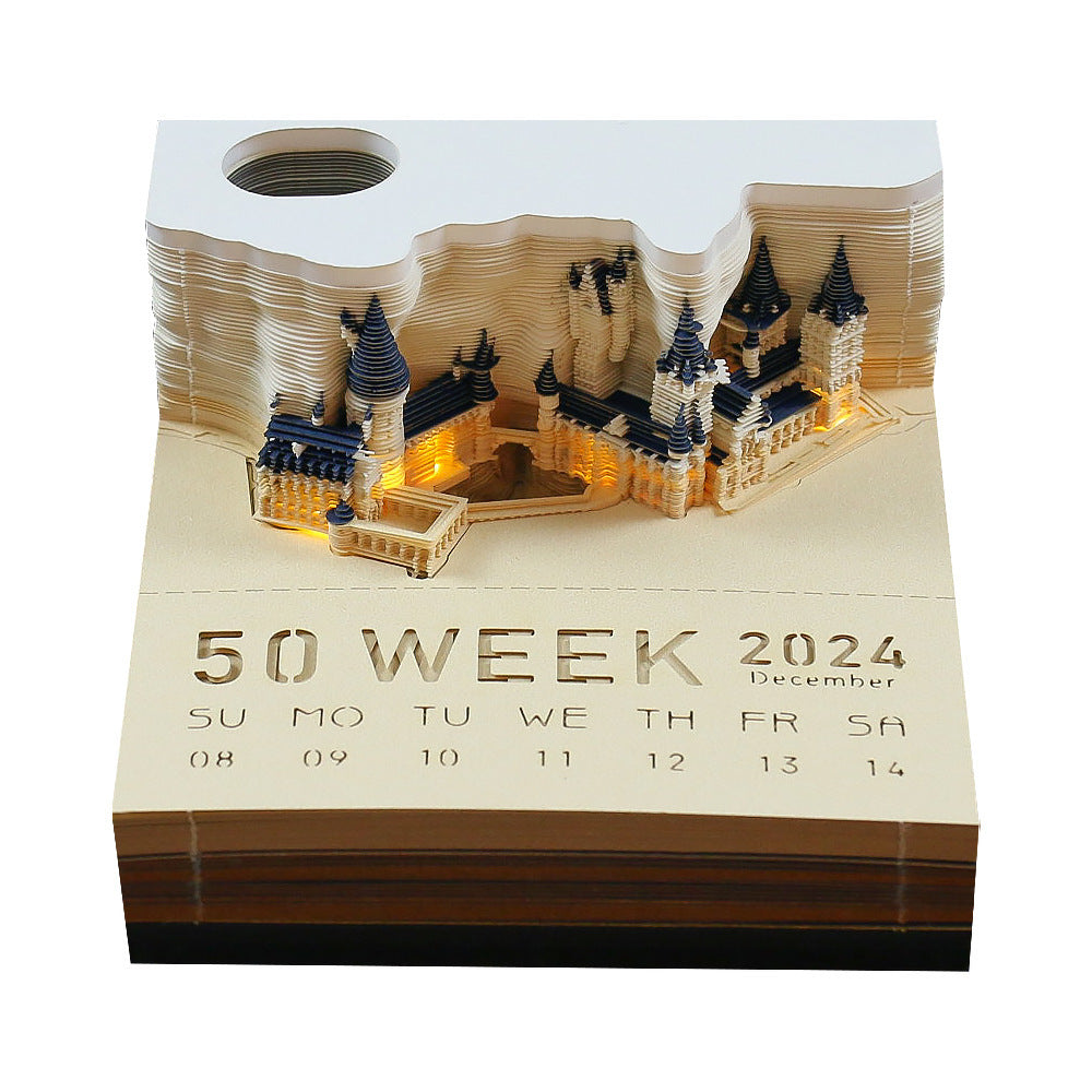 3D Calendar Notepad